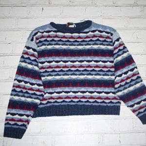 🧶 Vintage Jetset Sweater – Girls M